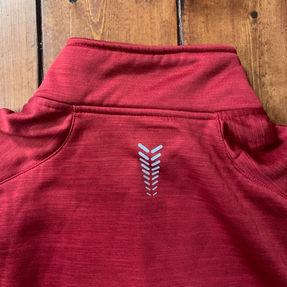 Men's Running Room Fit-Wear Athletic Small Red Full Zip 100% Polyester Vest EUC - Picture 7 of 10